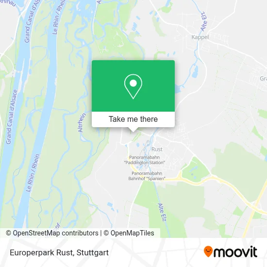 Europerpark Rust map