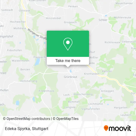 Edeka Spyrka map
