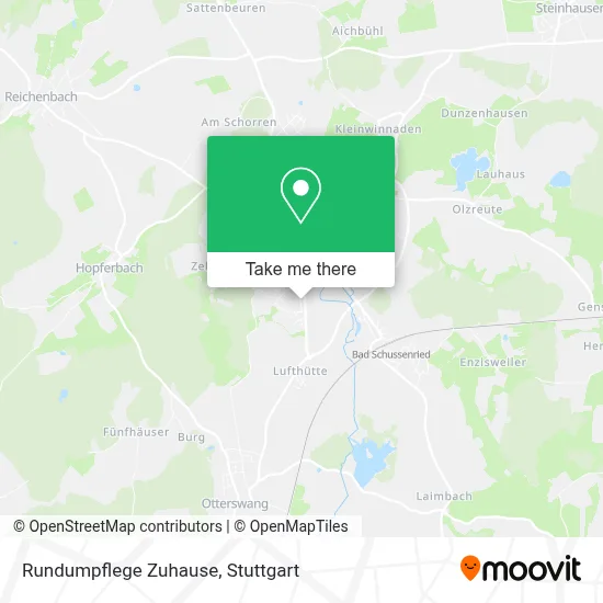 Rundumpflege Zuhause map