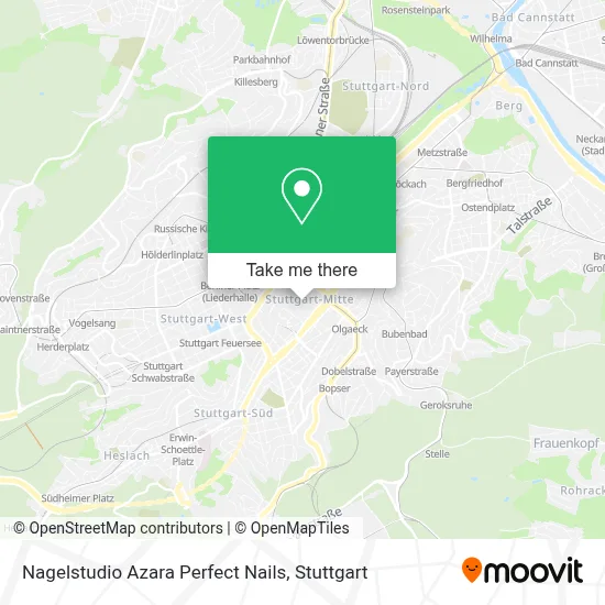 Nagelstudio Azara Perfect Nails map