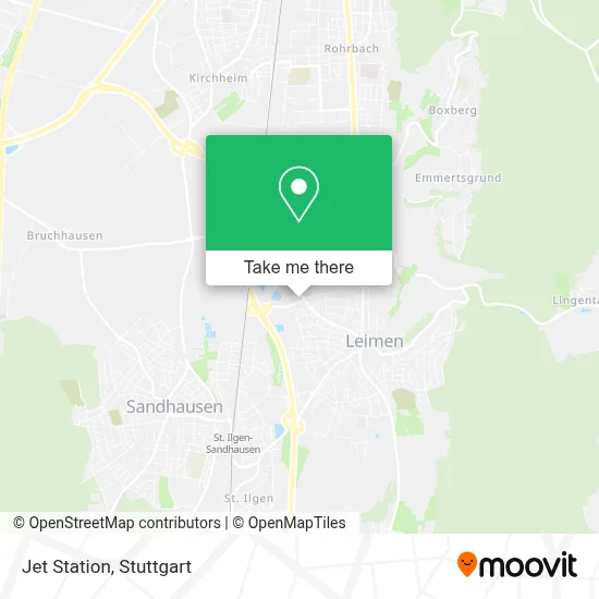 Jet Station map