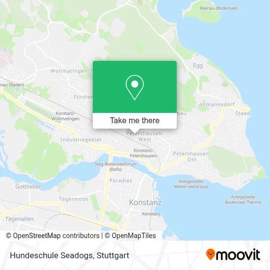 Hundeschule Seadogs map