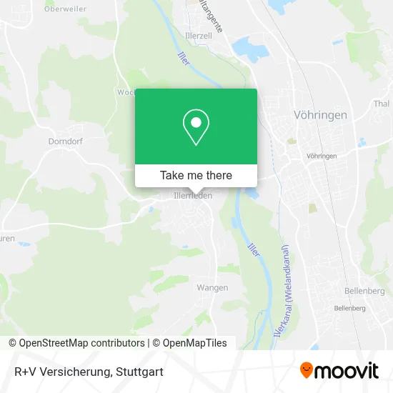 R+V Versicherung map
