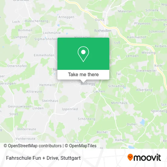 Fahrschule Fun + Drive map