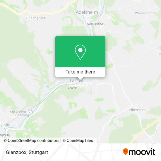 Glanzbox map