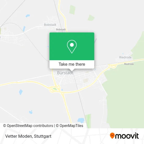 Vetter Moden map