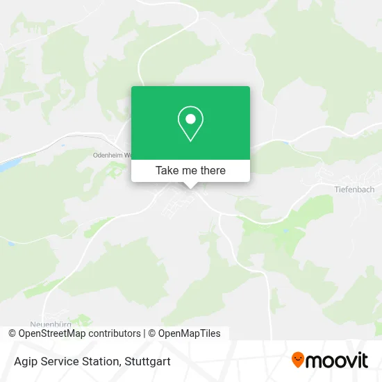Agip Service Station map