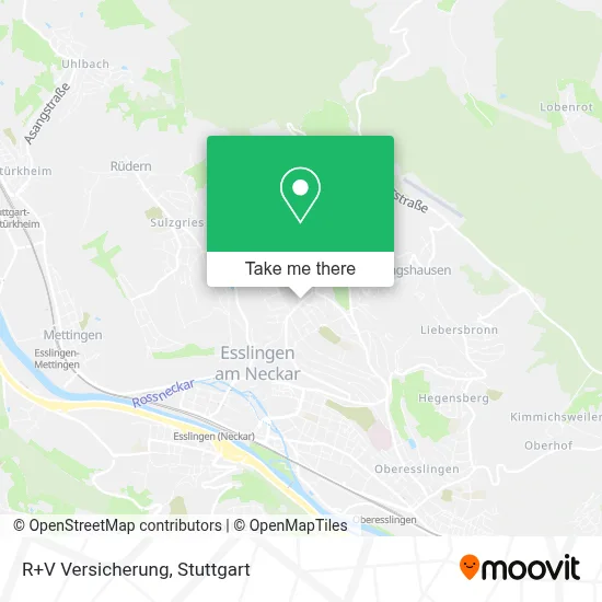 R+V Versicherung map