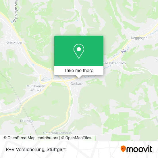 R+V Versicherung map