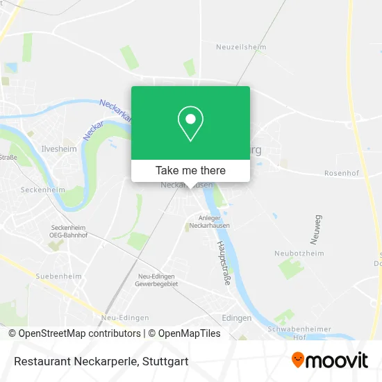Restaurant Neckarperle map