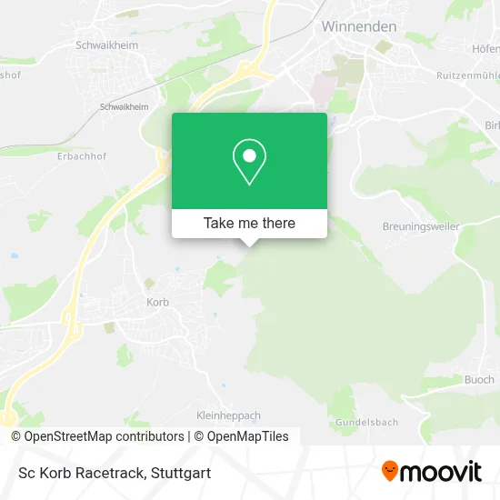Sc Korb Racetrack map