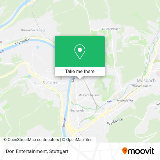 Don Entertainment map