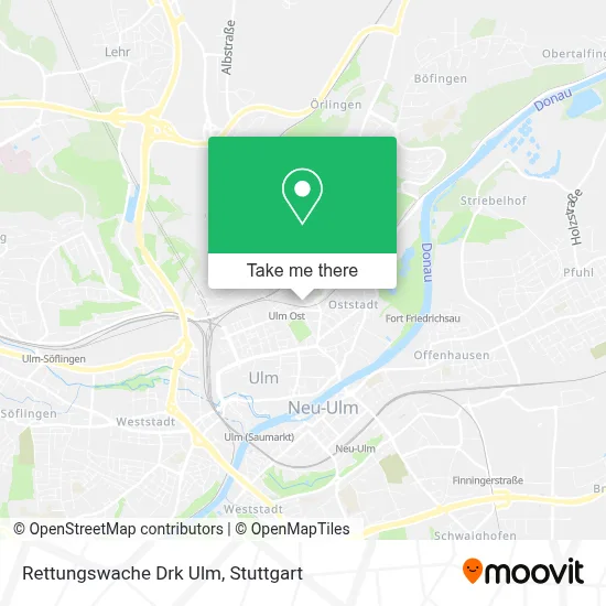 Rettungswache Drk Ulm map