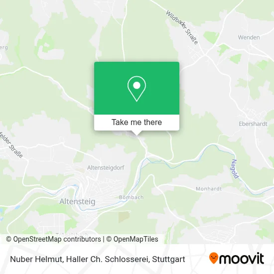 Nuber Helmut, Haller Ch. Schlosserei map