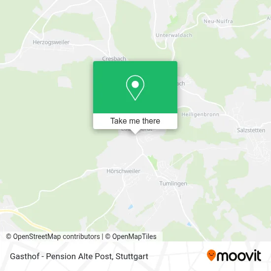 Gasthof - Pension Alte Post map