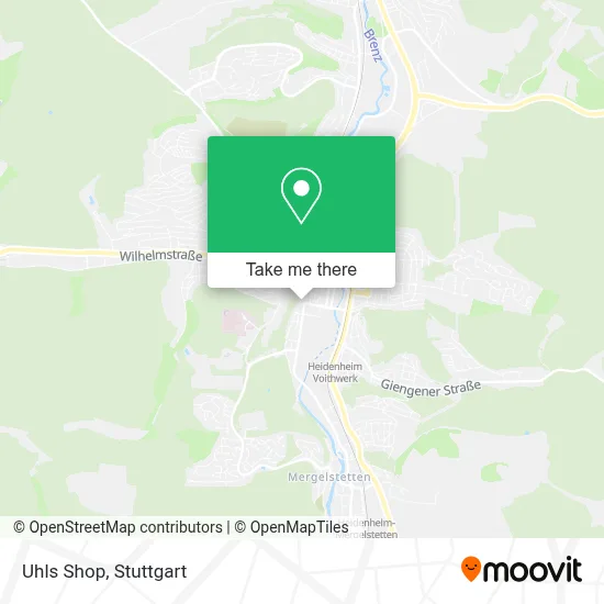 Uhls Shop map