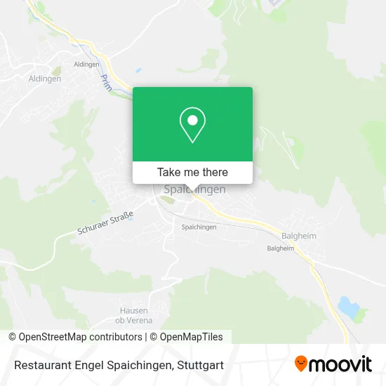 Restaurant Engel Spaichingen map