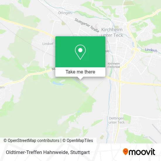 Oldtimer-Treffen Hahnweide map