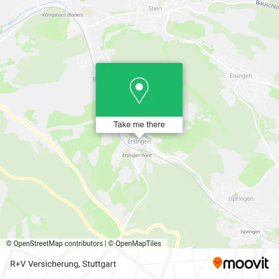 R+V Versicherung map