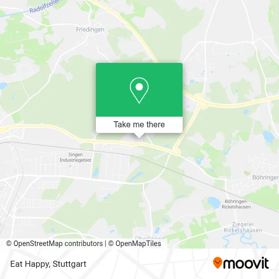Eat Happy map