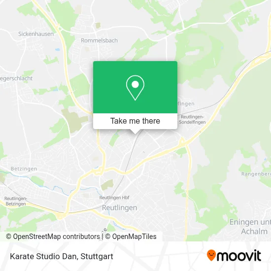 Karate Studio Dan map