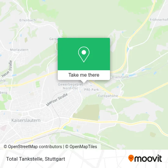 Total Tankstelle map