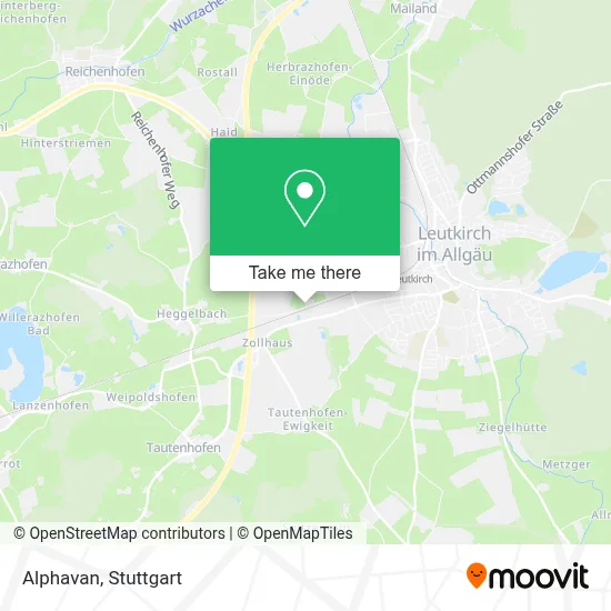 Alphavan map