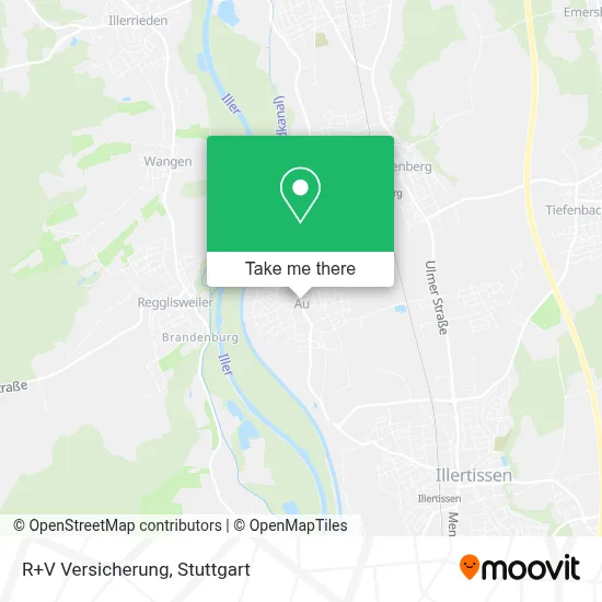R+V Versicherung map