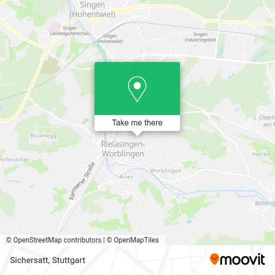 Sichersatt map