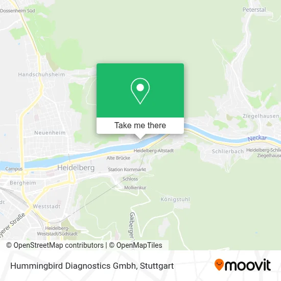 Hummingbird Diagnostics Gmbh map