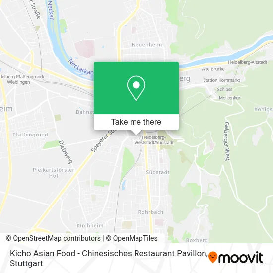 Kicho Asian Food - Chinesisches Restaurant Pavillon map