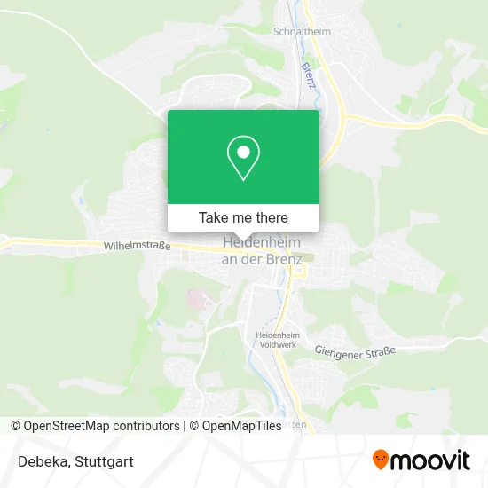 Debeka map