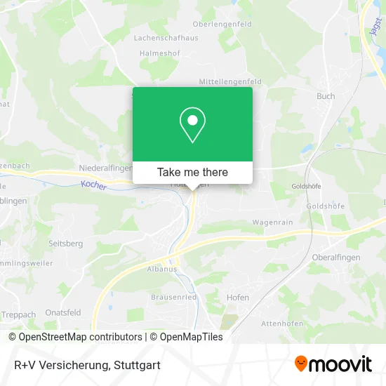 R+V Versicherung map