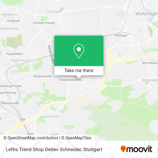 Leftis Trend Shop Detlev Schneider map