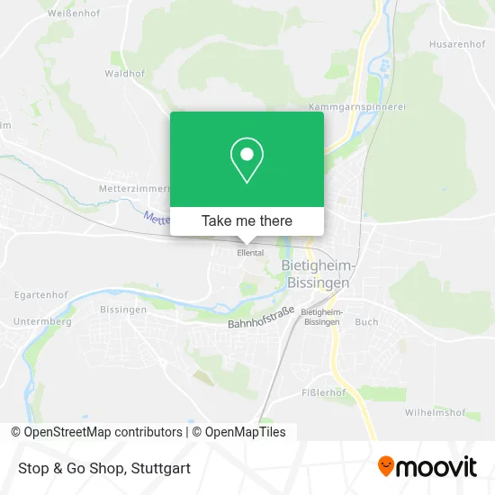 Stop & Go Shop map