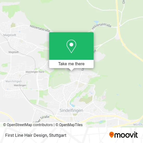 First Line Hair Design map