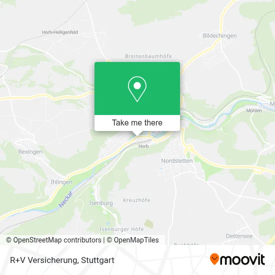 R+V Versicherung map