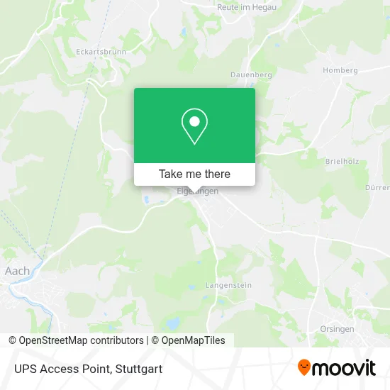 Ups Access Point map