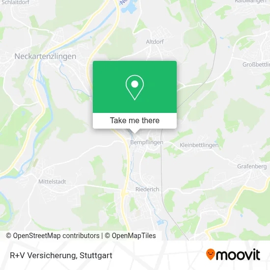 R+V Versicherung map