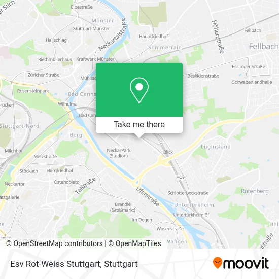 Esv Rot-Weiss Stuttgart map