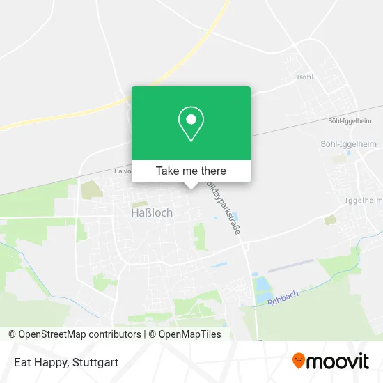 Eat Happy map