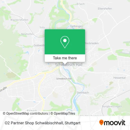 O2 Partner Shop Schwäbischhall map