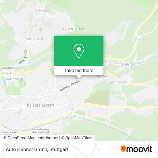 Auto Hubner Gmbh map