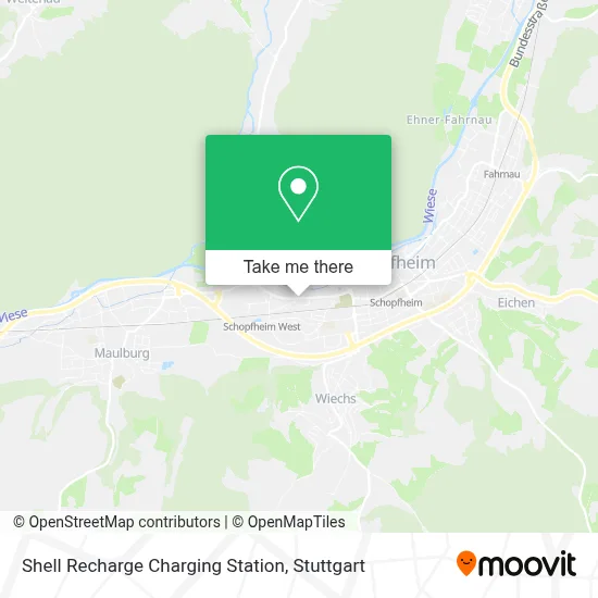 Shell Recharge Charging Station map