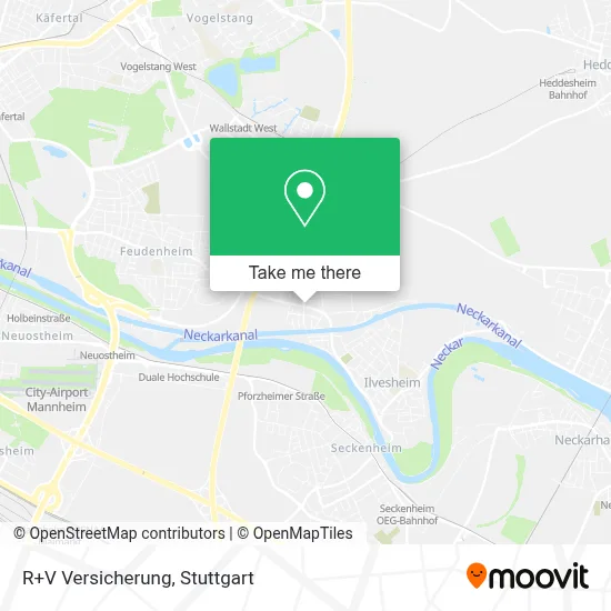 R+V Versicherung map