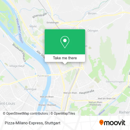 Pizza-Milano-Express map