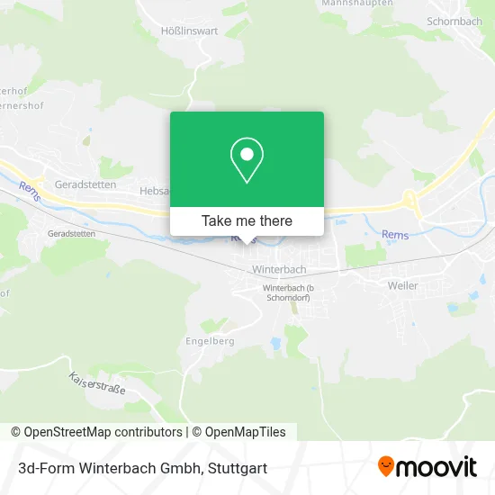 3d-Form Winterbach Gmbh map