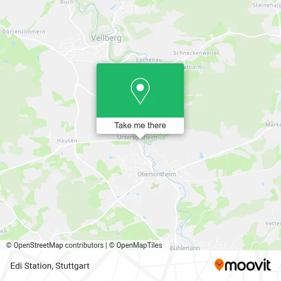Edi Station map