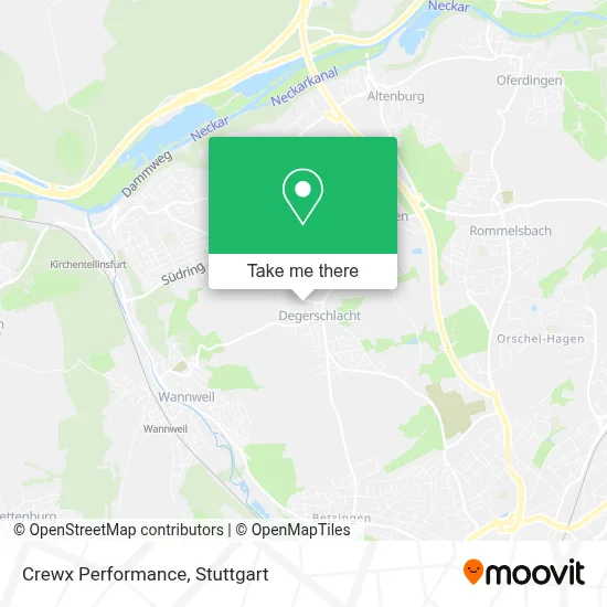 Crewx Performance map