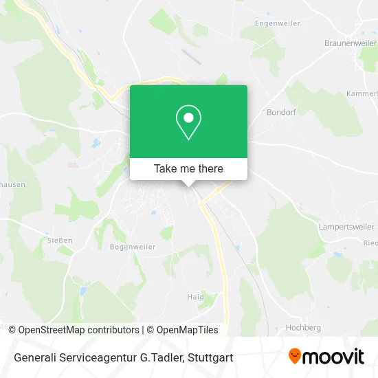 Generali Serviceagentur G.Tadler map